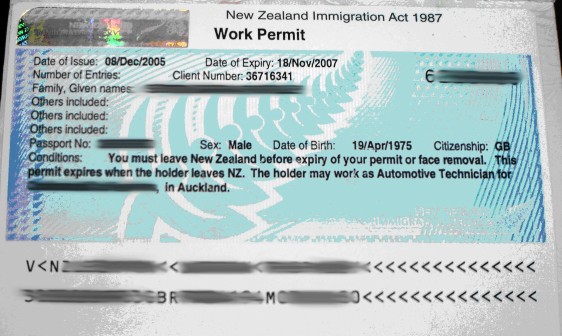 Work Permit - Closed