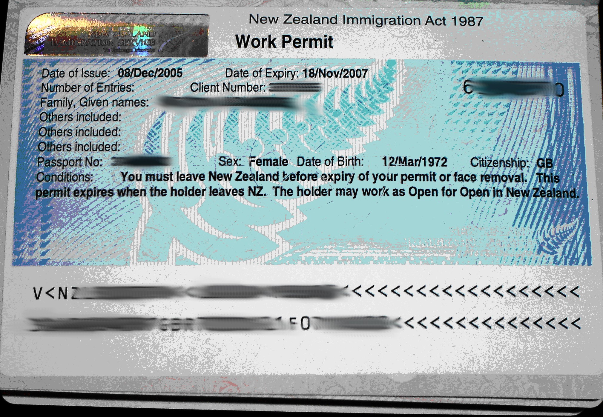 examples of cv in new zealand