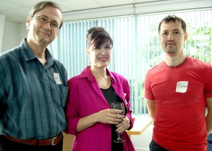 Dan Pope, Simona Woodberg and Dimitry Domrachev.